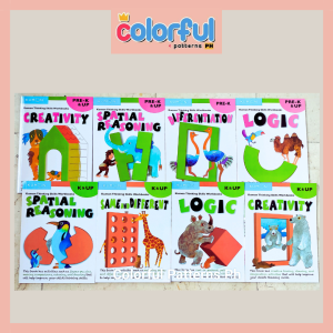 Kumon Thinking Skills Workbook Pre-K K and Up: Logic Creativity Spatial Reasoning Differntiation