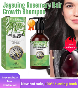 Jaysuing Rosemary Hair Growth Shampoo 100ml Improves frizz Repairs hair Promotes hair growth Anti-Lose Repair essence