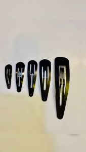 Snap Hair Clip School Hair Pin Black BB Clip Barrette Clip Bundle Premium Quality