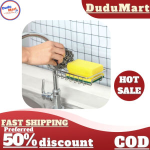 DuduMart Stainless Steel Sink Faucet Hanging Storage Rack Holder Sponge Bathroom Kitchen Shelf Drain Towel ts