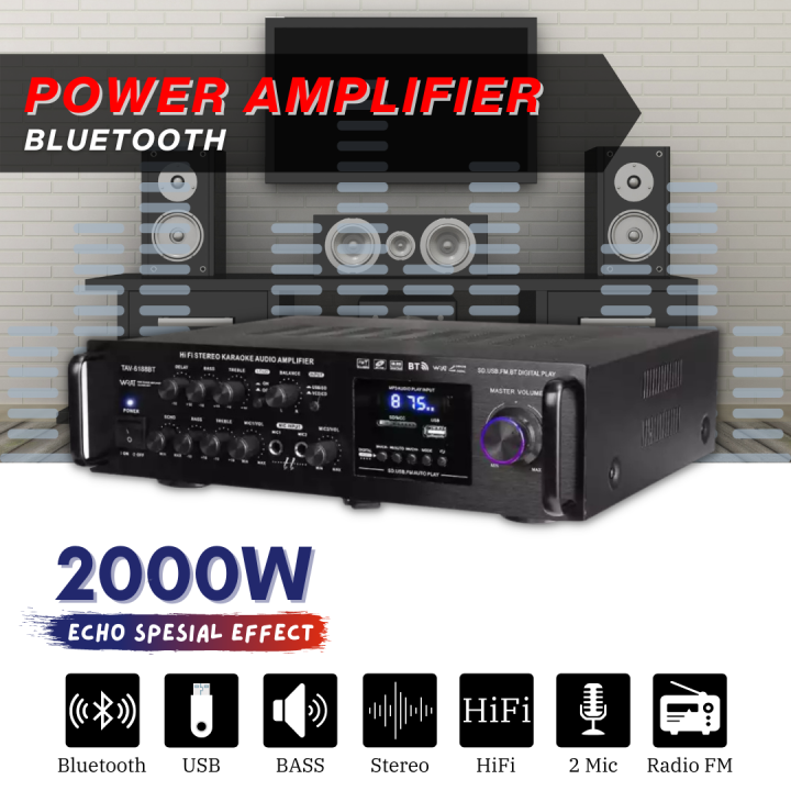 2000 watt hot sale stereo system