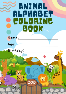 KIDS COLORING AND TRACING BOOKS ABC