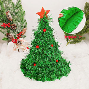 Christmas Tree Hat Adult & Kids Holiday Headwear Christmas Gift Photo Prop Decor