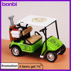 banbi บ้านตุ๊กตา1:12รถกอล์ฟขนาดเล็กโมเดลอัลลอยด์แบบดึงกลับได้ของเล่นจำลองสำหรับเด็กเล่นตุ๊กตาของตกแต่งบ้าน