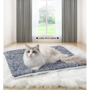 Thảm nằm cho Chó Mèo bằng vải lanh - Love pets shop