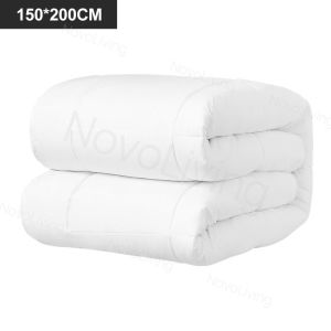 Novoliving Quilt Pure White Soft Comforter Hotel Quilt Home Kumot Queen Blankets/Comforters/Quilts Fluffy /All Cotton /Four Seasons   Duvet Filler /Bedding Modern Stylish Air Quilt Pure  All Size(single double queen king)