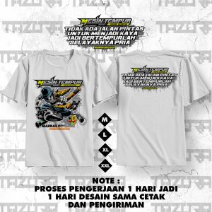 Kaos MESIN TEMPUR  Kaos Kata Kata / Kaos Keren / Kaos Distro / Kaos Pekerja Keras / Kaos Profesi Kaos Murah Terbaru Bisa Cod Bayar di Tempat / Tazora Custom