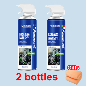 ✨Air conditioner doesnt stink💦Air Conditioner Cleaner Spray 580ml No disassembly required Dense foam elimination of musty smell Aircon Cleaner spray foam Air Conditioner Cleaning Agent Foam Polyester Dust Sterilization Fresh Spray
