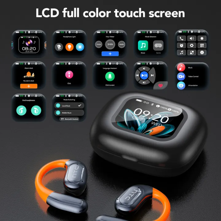 HTC NE27 AI Dịch thuật thời gian thực Tai nghe BluetoothTWS Bluetooth 6.0 Chất lượng âm thanh HiFi IPX5 Tai nghe không dây chống nước Bảo hành một năm | BigBuy360 - bigbuy360.vn