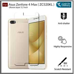 ALVA PROMO Tempered Glass Asus Zenfone 4 Max 5.2 ( ZC520KL ) Anti Gores Kaca Pengiriman Cepat