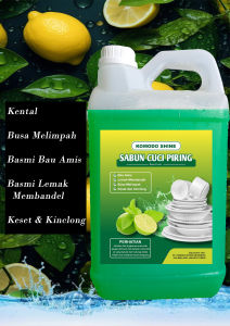 Sabun cuci piring 5 liter kental busa berlimpah sabun terbaik cuci multifungsi