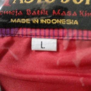 Batik Wiguno 40001095 Katun lengan Pendek 1/2 furing Baju Kemeja Pria Dewasa Kancing