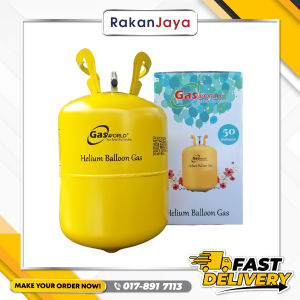 DISPOSABLE HELIUM BALLOON GAS (50 BALLOON)