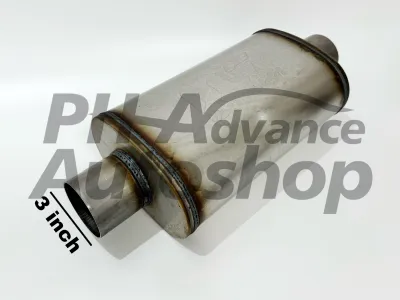 MF Car Exhaust Muffler Oval Straight MagnaFlow Muffler (4 x 9)