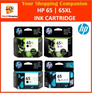 [Original] HP 65 Black 65 Color 65XL Black 65XL Color Ink Cartridge for HP All-In-One Printers DeskJet 2621 2623 2620 3755  65Xl Hp65 DESKJET 2620 / 2621 / 2622 / 2623 / 3720 / 3721 / 3723 / 3724 HP ENVY 5020 / 5030 / 5032 / 5034 HP AMP 120 / 125 etc..