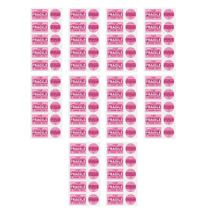 10 Sheets Fragile Sticker Handle With Care Sticker Fragile Warning Labels for Moving Storage and Shipping