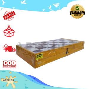 Papan Catur Percasi Lipat Besar 40 CM Chess Board Dan Bidak - CaturXL