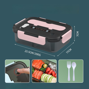 【HOT】Large Capacity Square Sealed Bento Box for Workers