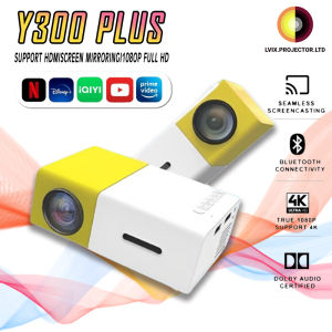 2025 LVIX YG300 Projector Portable Pocket HD 1080PLed Home Mini Projector