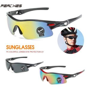 PEACHES polarized bicycle glasses UV protection sunglasses night vision outdoor sports glasses cycling Goggles Eyewear
