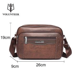 [NEW] VOLUNTEER MINI FASHION Sling Bag For Men High Quality Fabric Casual Handbags Shoulder Messenger Cross-body Bags W603