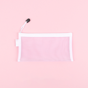 Dompet/Tempat Pensil Transparan Simple Pouch Korea Serbaguna ATK006 - LPM