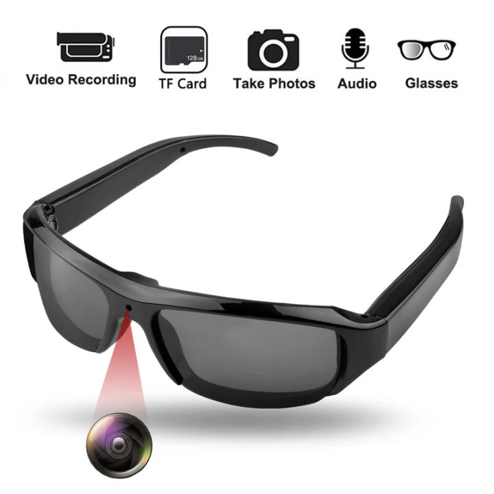 Wearable HD 1080P Glasses Camera Portable Outdoor Security Sports DV DVR  Video Recorder Surveillance Camcorder For Driving Lazada PH