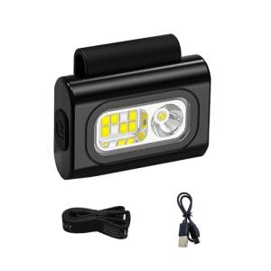 Magnetic Fishing Headlamp IPX6 Magnetic Headlight Waterproof Torch ABS Silicone Texture Suitable for Camping and Fishing