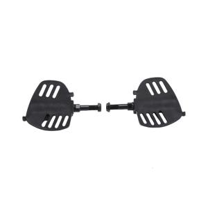 2pack Stable Fitness Bicycles Pedals with Regulable Strap Antiskid Bike Pedals for Stability in Homes Gym