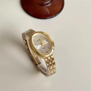 Golden Watch Ladies Vintage Small Luxury Steel Band/Barsh Golden Watch Elegant Style/Retro Chic For Women/Formal Or Daily Wear