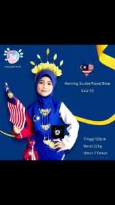 TUDUNG MERDEKA KANAK KANAK AWNING SCUBA ORIGINAL TSC
