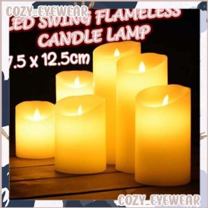 (1 PCS)Swing Flameless LED Candle Electric Lamp Flickering Tea Light Christmas Event Party Home Decor