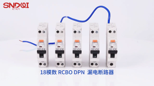 Sturdy Plastic 32Amp RCBO Safety Switches Accessory Convenient for Earth Leakage 1P+N 30mA 6kA B32 Curved B Use