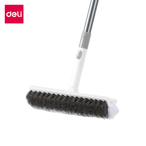 Deli ไม้ขัดพื้น ที่ขัดพื้น ไม้ทำความสะอาดพื้น 4in1 หัวแปรงตัว V หมุนได้ 120 องศา เข้าถึงทุกซอก รวมถึงที่แคบได้ 4in1 Floor Brush