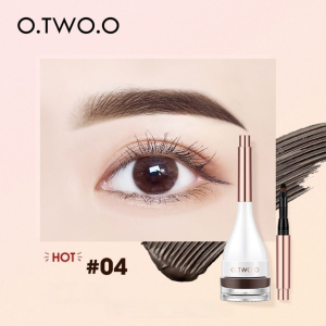 Waterproof Eyebrow Cream Gel With Brush Long-Lasting Smudge-Proof Waterproof Eyebrow Cream Eyebrow Dye Gel