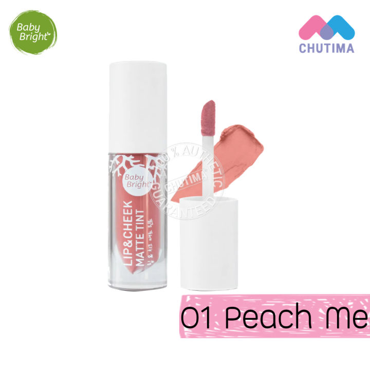 Baby Bright Lip & Cheek Matte Tint 2.4 g. เบบี้ ไบรท์ ลิปแอนด์ชีคแมททินท์ 2.4 กรัม