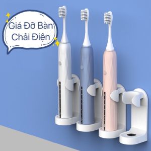 Kệ đỡ bàn chải giá treo bàn chải điện chất liệu ABS an toàn tiện lợi dễ lắp đặt