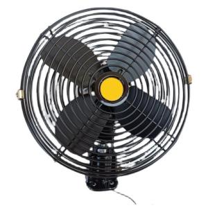Low Noise Sedans Cooling Fan Long Drive Quiet Fan Heavy Duty Energy Efficient Metal Car Fan for Truck Car Boats Bus