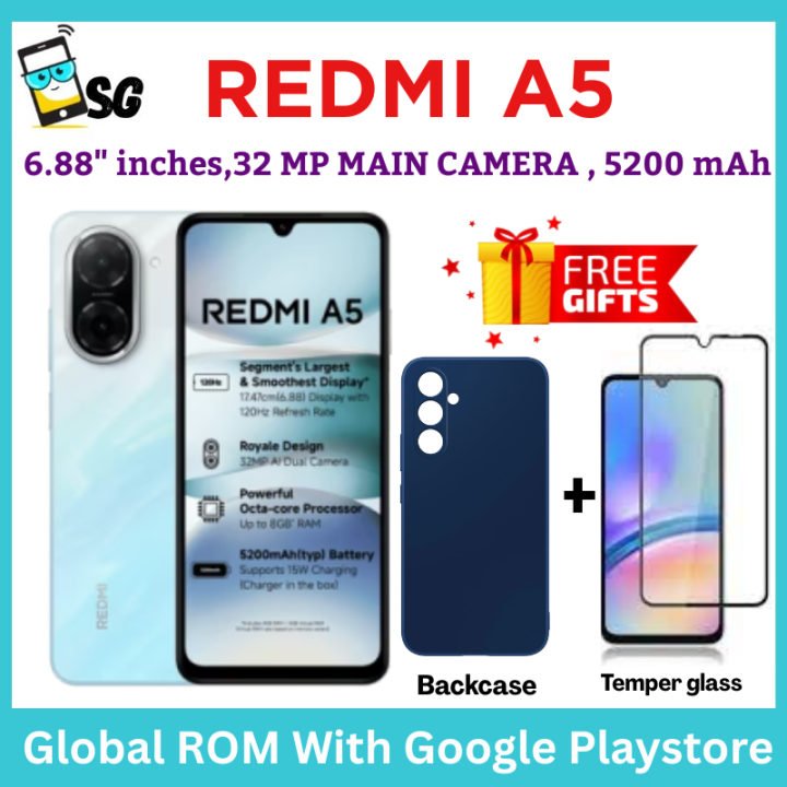 Xiaomi Redmi A5 4G 3GB/64GB & 4/128GB with 120Hz Display, 32MP