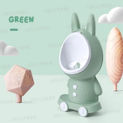 Jollybee Baby Boy Self Standing Urinal Toilet Bowl Rotate Windmill Children Pee Training Stand Potty Tandas Kanak儿童尿壶