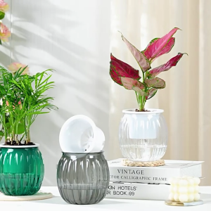 Pumpkin Shape Empty Sample Jars Wishing Bottle Empty Storage Flower Pot Thickened Visible Water Level Flower Pot