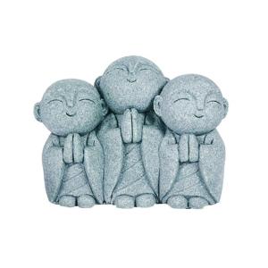 Japanese Jizo Miniature Monk Buddhas Statue Sandstone Sculpture For Home Aquariums Decors Fengshuis Meditations Gift