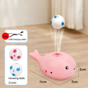 AP AIMAYAPET Pet Floating Ball Toys Cat Dog Interactive Whale Shaped USB Charging Cat Teasing Moving Ball Toys