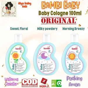 Bambi Baby Cologne Milky Powdery 100 ml / bambi cologne / parfum bayi