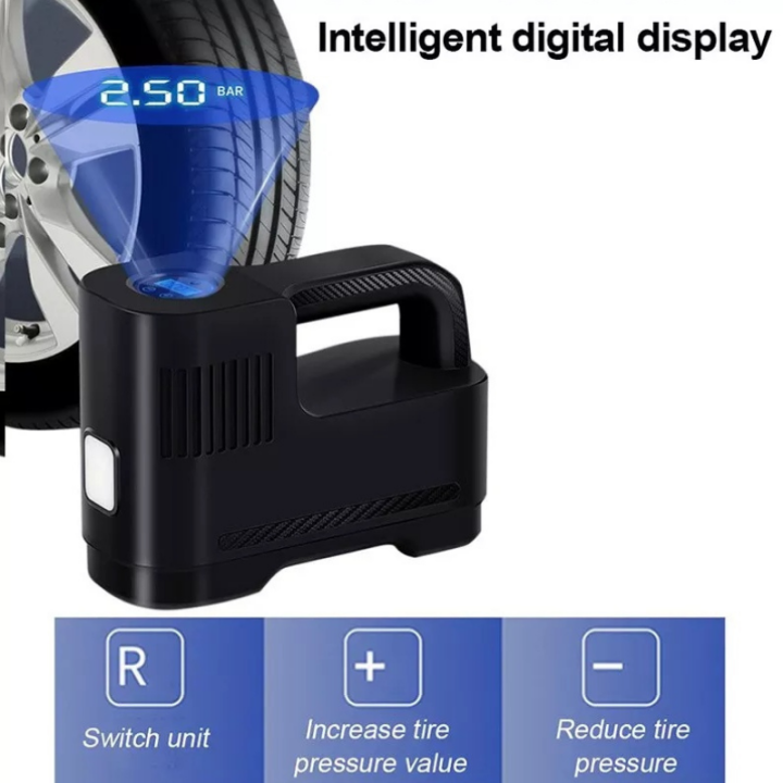 Portable Air Compressor Tire Inflator Cordless Auto Tire Inflator Air