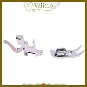 [Valitoo] 2Pcs Stitching Foot Holder Universal Presser Foot And Snap On Low Shank Adapter For Sewing Machine Quilting Stitching Foot