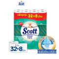 [ทั้งหมด 2 ชิ้น]  สก๊อตต์ คลีนแคร์ กระดาษชำระ หนา 3 ชั้น แพ็ค 32+8 ม้วน. 