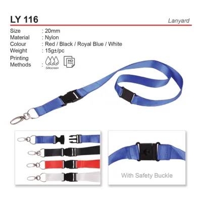 LANYARD WITH SAFETY BUCKLE | LY 116