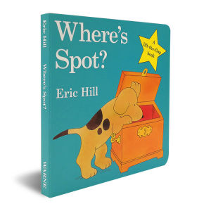 【หนังสือภาษาอังกฤษ】Wheres Is Spot Board Book Lift-The-Flap Early Learning Education Book First Library English Picture Story Book For Toddler Kids Aged 0-5 Bedtime Reading Book Activity หนังสือเด็กภาษาอังกฤษ ภาพสามมิติ หนังสือเด็ก