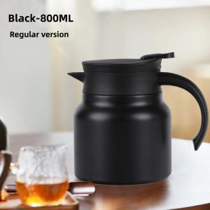 1000ML 316 Stainless Steel Thermos Teapot With FilterLarge capacity Boiled water Kettle Thermal Insulation Stewed Teapot Coffee Pot Display temperature